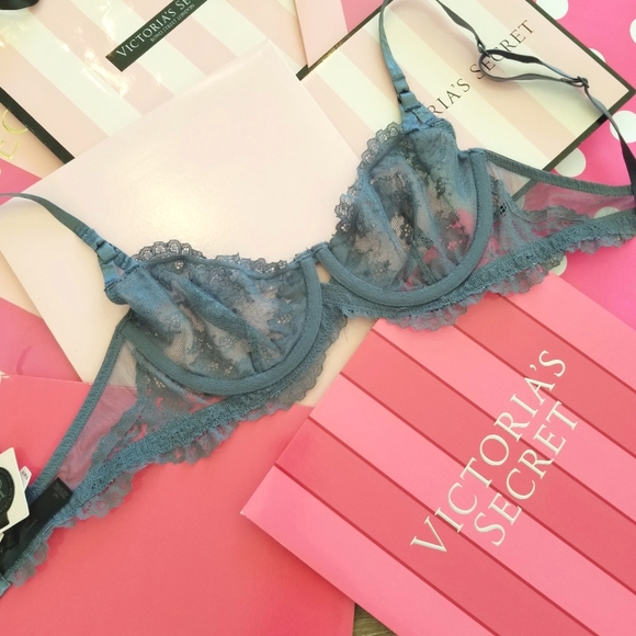 Victoria's Secret Vintage Designer Collection Black Label Rhinestone Crystal Bra - Picture 11 of 15